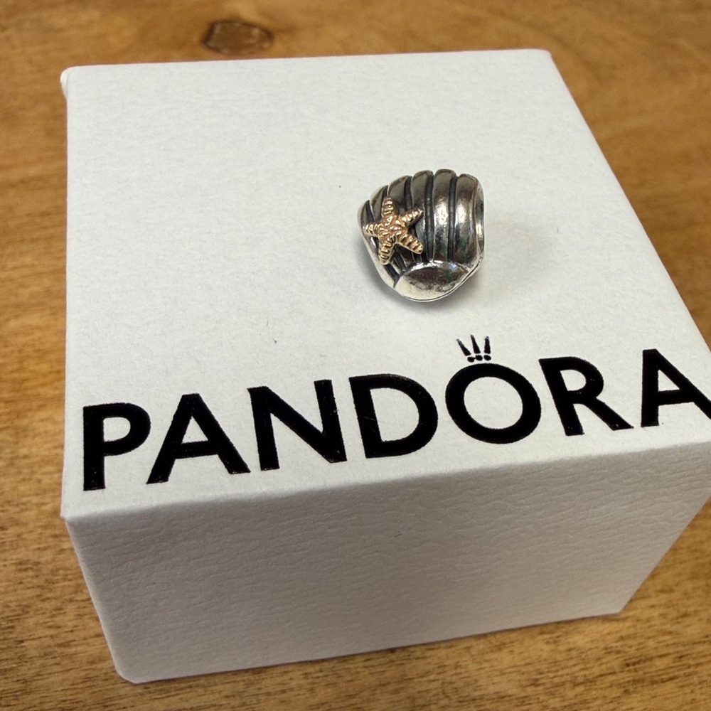 Pandora Silver Star fish Charm